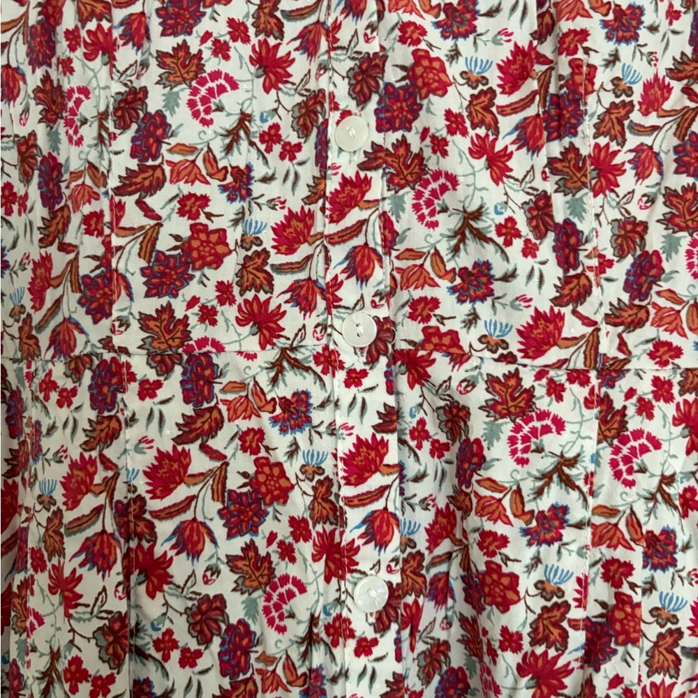 Floral Long Sleeve Dress Universal Thread - Picture 3 of 7